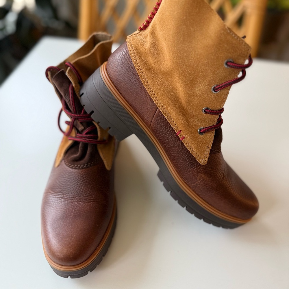 NWOT Kodak Two-Tone Brown and Tan Boots